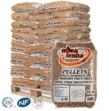 PELLET NOVA LENHA – 100 sacos de 15 kg