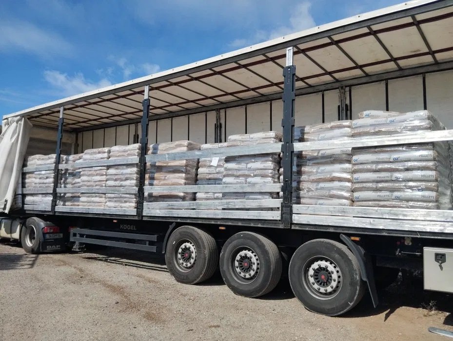 Palete de OZ Energia Pellets – Energia da Natureza